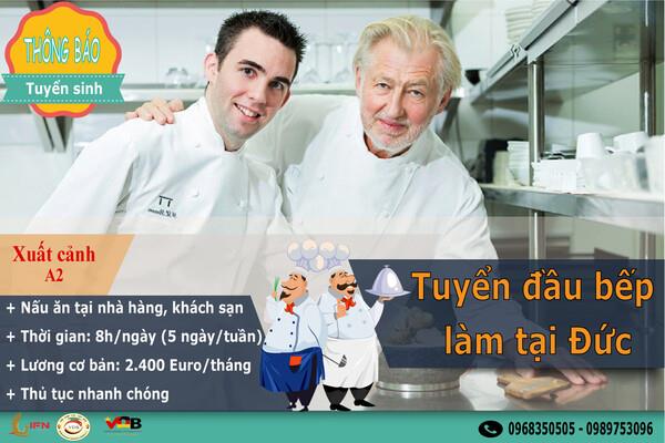 TUYỂN SINH ĐẦU BẾP LÀM VIỆC TẠI ĐỨC